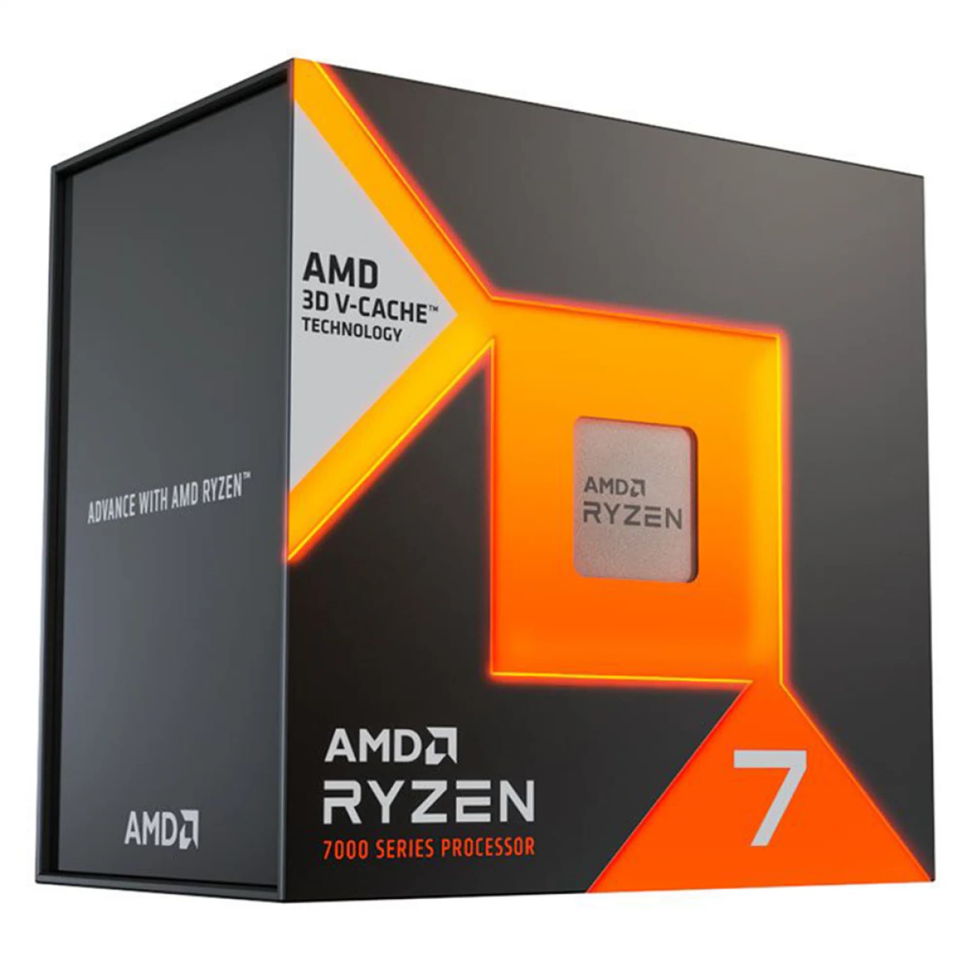 PROCESSADOR AMD RYZEN 7 7800X3D 4.2GHZ (5.0GHZ TURBO), 8-CORES 16-THREADS, CACHE 104MB, AM5, SEM COOLER, 100-1000