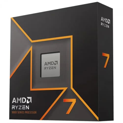 PROCESSADOR AMD RYZEN 7 9700X (5.5GHZ TURBO), 8-CORES 16-THREADS, AM5, SEM COOLER, 100-100001404WOF