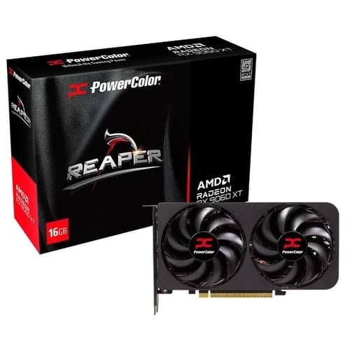 PLACA DE VIDEO AMD RADEON RX 9060 XT 16GB GDDR6 128BITS POWERCOLOR 16G-A
