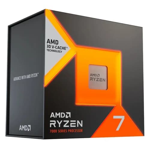 PROCESSADOR AMD RYZEN 7 7800X3D 4.2GHZ (5.0GHZ TURBO), 8-CORES 16-THREADS, CACHE 104MB, AM5, SEM COOLER, 100-1000