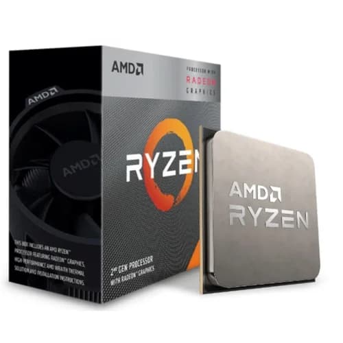 PROCESSADOR AMD RYZEN 3 3200G 3.6GHZ (4GHZ MAX TURBO), CACHE 4MB, QUAD CORE, 4 THREADS, AM4 - YD3200