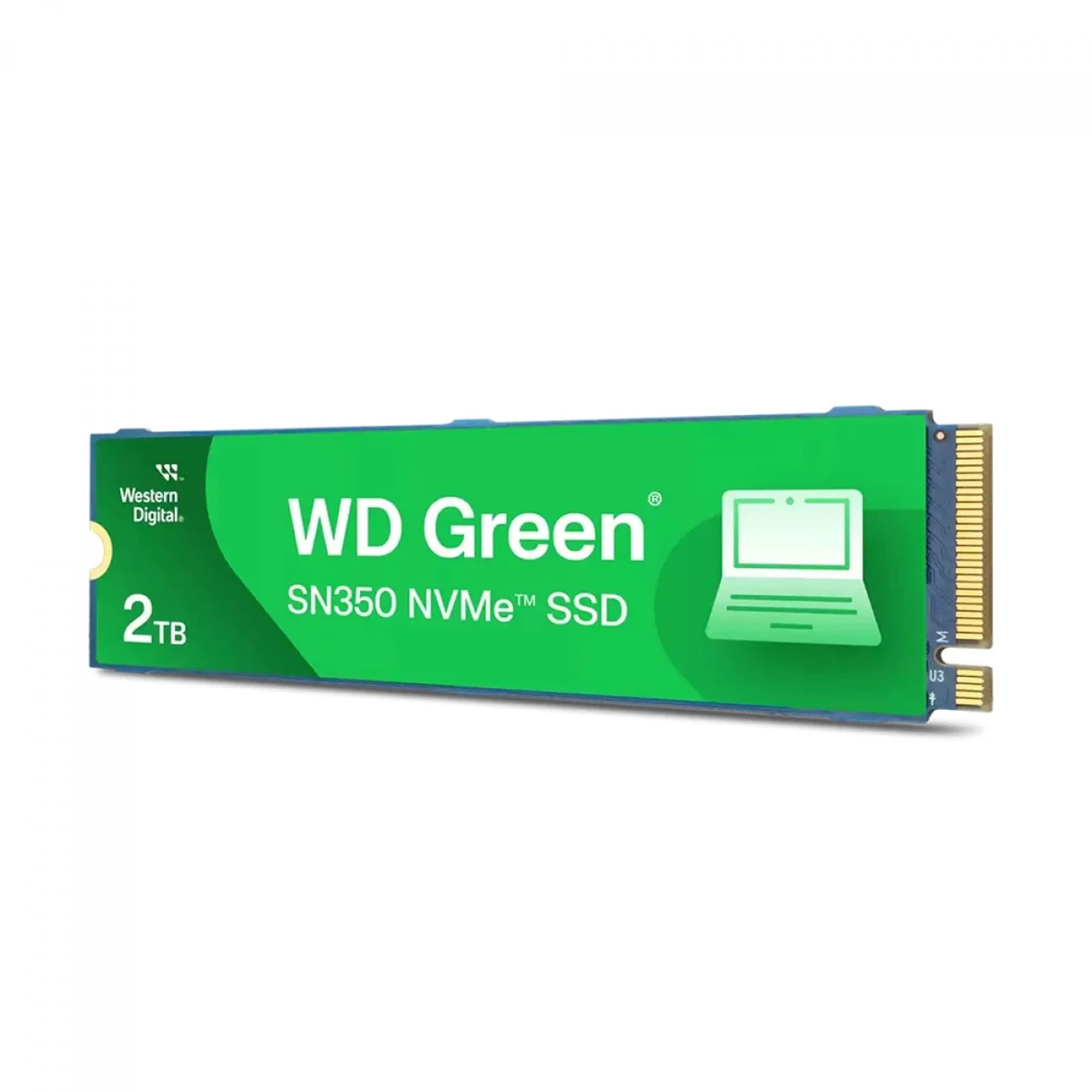 SSD M.2 NVME 2 TERA WD GREEN SN350 VELOCIDADE LEITURA: 3200MBS GRAVACAO 2500MBS