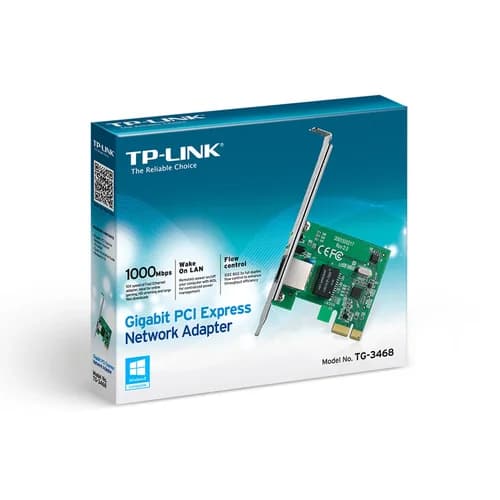 PLACA DE REDE TP-LINK TG-3468 PCI EXPRESS GIGABIT C LOW PROFILE VER 4.0